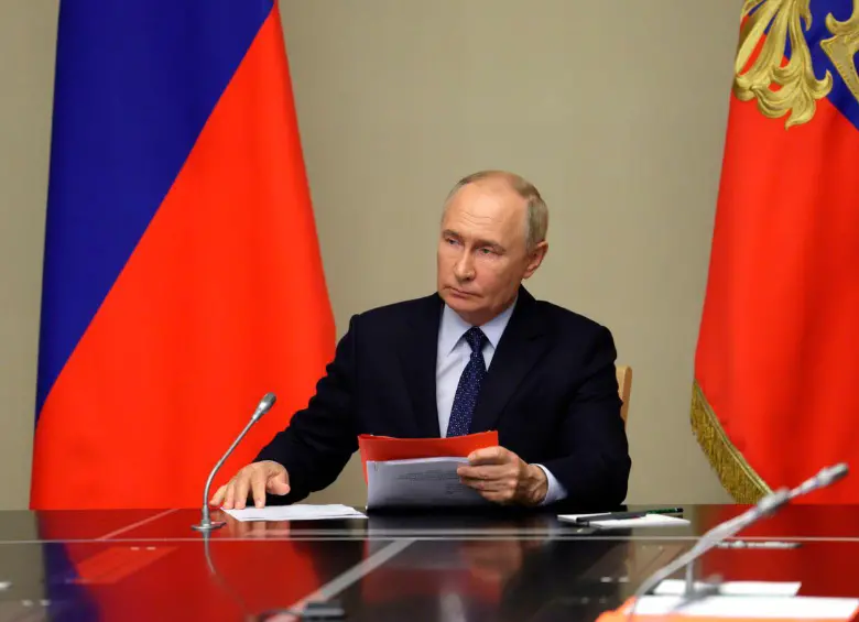 Vladimir Putin, presidente de Rusia durante cinco periodos continuos. FOTO: CORTESÍA EMBAJADA DE RUSIA EN COLOMBIA.