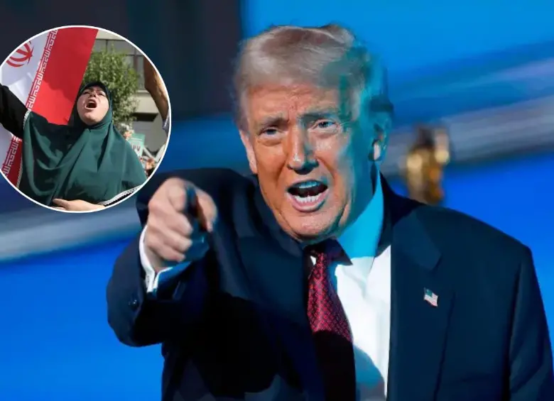 Donald Trump se pronunció por las protestas que se realizan en Irán e hizo otra advertencia al Gobierno iraní. FOTOS: GETTY