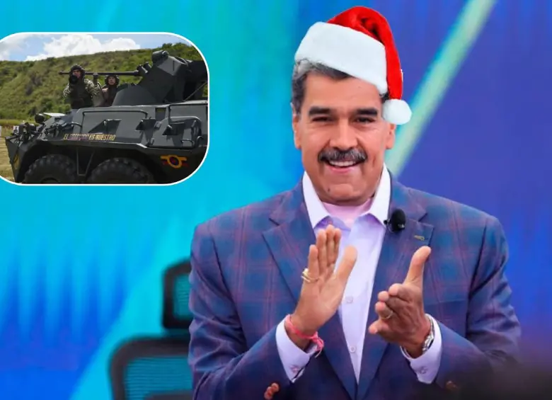 En Venezuela adelantaron la Navidad, decretaron estado de conmoción y hay un conflicto con Estados Unidos. FOTO: Tomada de X @InformaCosmos - Agencia Xinhua 
