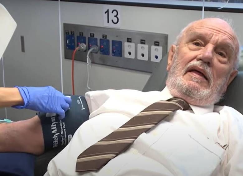 James Harrison murió a la edad de 88 años en un ancianato de Australia. FOTO: Captura de video