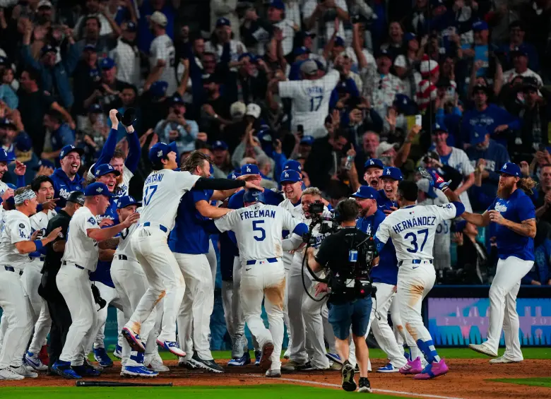El equipo de Los Ángeles busca conservar el título que ganaron en 2024 contra los Yankees de Nueva York. Foto: tomada del X de @MLB