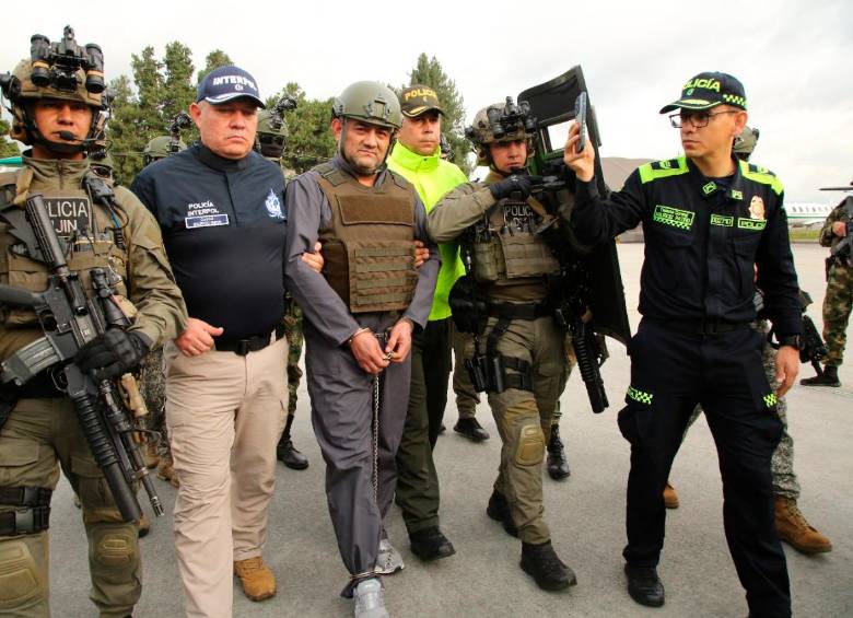 Otoniel alcanzó a rendir versión libre ante la Jurisdicción Especial de Paz. FOTO: COLPRENSA