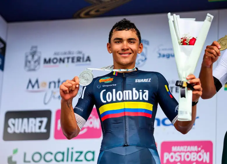 Cristian Vélez, ciclista antioqueño. FOTO CORTESÍA ÁNDERSON BONILLA