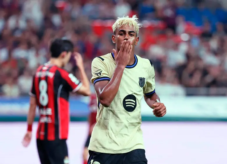 Lamine Yamal registra ya 27 goles con el cuadro español, 2 de ellos con el dorsal 10. Foto: GETTY.