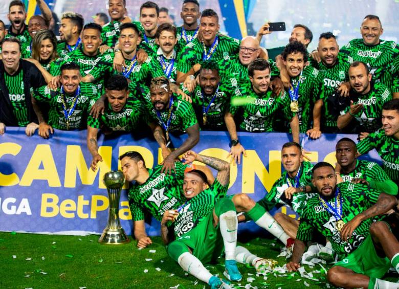 Gracias al título de la Liga 1-2022, Atlético Nacional tiene asegurada su participación desde la fase de grupos. FOTO: JUAN ANTONIO SÁNCHEZ.