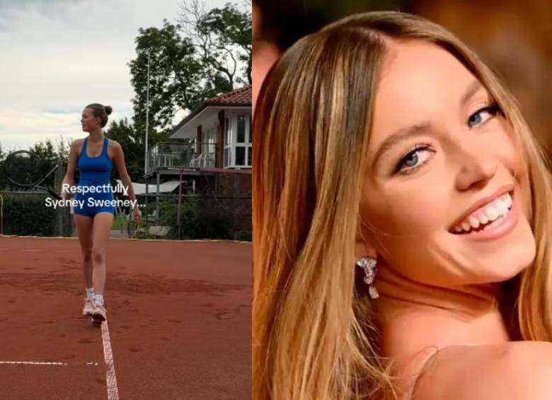 En redes sociales, mujeres deportistas están publicando videos rechazando el nuevo anuncio realizado por Sydney Sweeney. FOTO: Captura de pantalla / Getty.