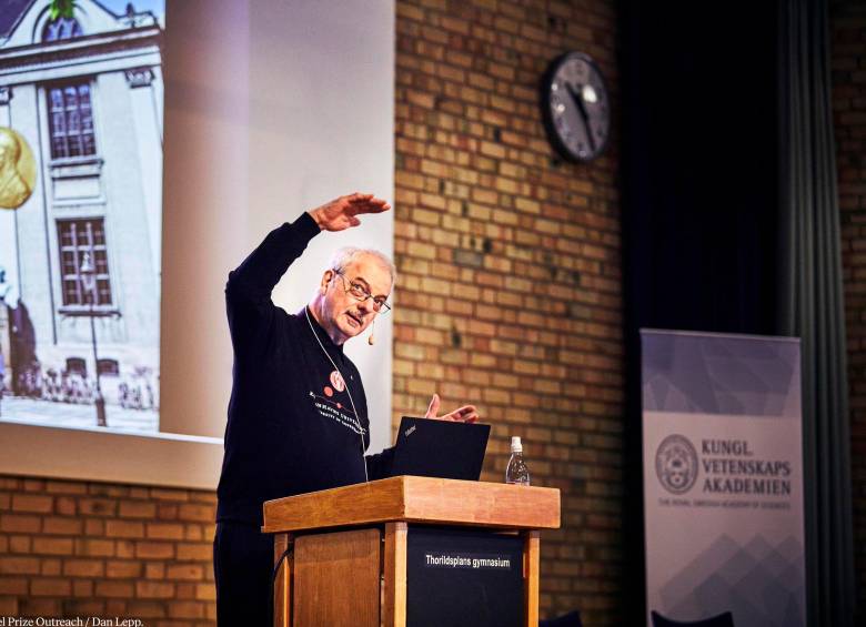 El premio Nobel es uno de los científicos más comprometidos actualmente con la formación de nuevos investigadores. FOTO: TOMADA DE NOBEL PRIZE