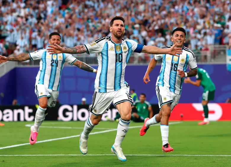 El delantero argentino Lionel Messi busca conseguir la bota de oro del Mundial, uno de los pocos trofeos que le faltan. Foto: Getty