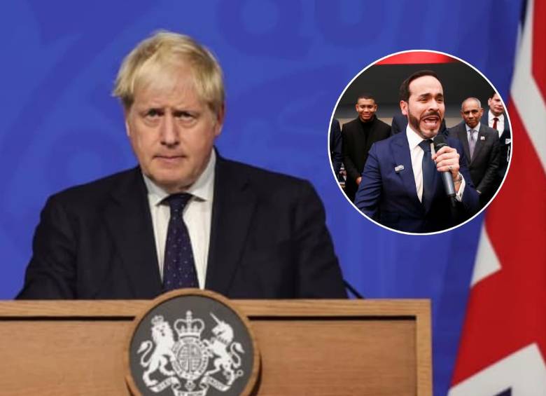 El ex primer ministro del Reino Unido, Boris Johnson, apoya a Abelardo De la Espriella. FOTO: Tomada de Instagram @borisjohnsonuk - Colprensa 
