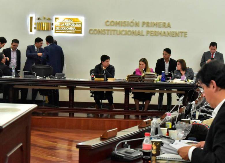 Tras su aprobación en la Comisión Primera del Senado, el proyecto pasa a cuarto debate en la plenaria del Senado. FOTO: COLPRENSA