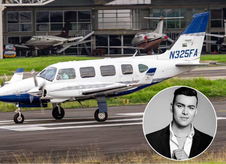 El capitán César Augusto Puerto Narváez habló del avión ligero en el que se accidentó Yeison Jiménez. FOTOS: cortesía y Luis Miguel Molina Galeano 