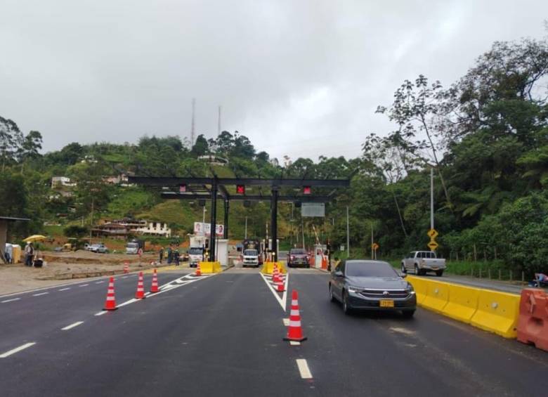 Anuncian la ampliación temporal del Peaje de Amagá, en el Suroeste antioqueño. FOTO: EL COLOMBIANO