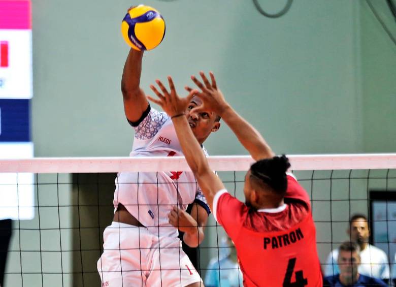 La Selección Colombia de voleibol masculino sumó su segundo triunfo en Asunción. FOTO Cortesía Comité Olímpico Colombiano