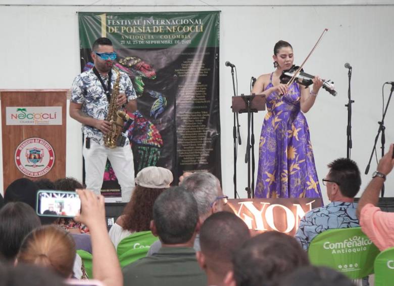 Música, poesía y danza son los ingredientes del I Festival de Poesía de Necoclí, que va del 21 al 25 de septiembre. Foto: Cortesía.