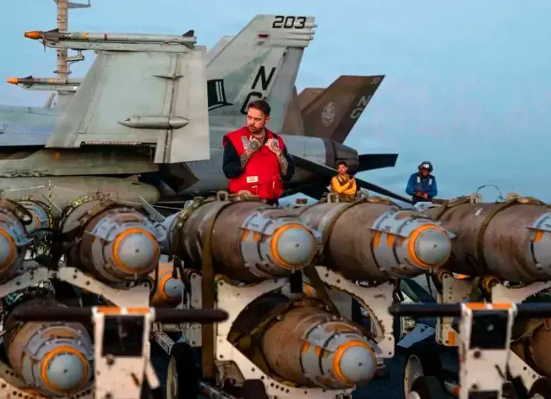 En las primeras 48 horas se habrían atacado más de 1.250 objetivos en Irán, según el Comando Central de EE. UU. FOTO: GETTY