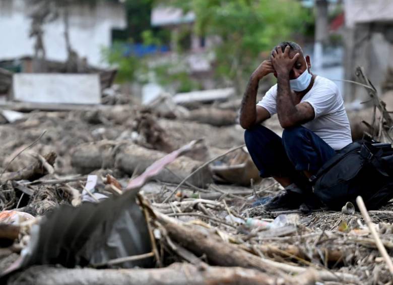 Así se explica el desprendimiento del glaciar que causó la tragedia en Nepal-Tíbet. FOTO: AFP
