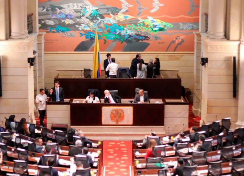 La proposición finalmente no prosperó por instrucción del presidente de la Cámara, Andrés Calle. Imagen de referencia. FOTO: Colprensa