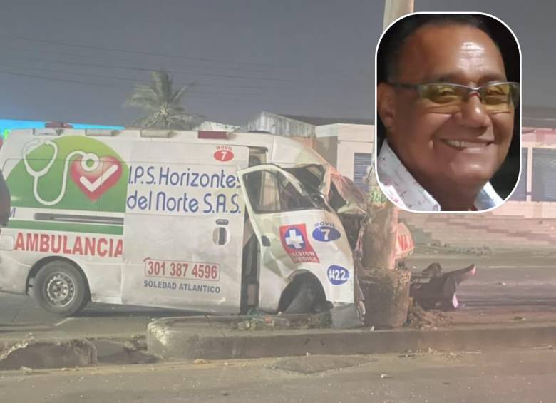Sofanor Beltrán murió en un accidente de ambulancia en Atlántico. FOTOS: Tomada de las redes sociales - BluCaribe 