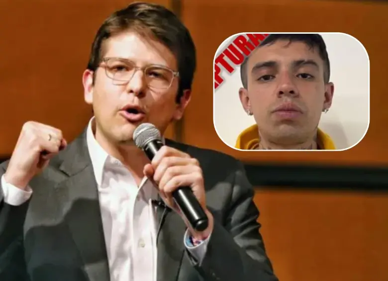 Esto fue lo que encontraron en el celular de Harold Daniel Barragán Ovalle, la séptima persona capturada en el atentado del precandidato Miguel Uribe Turbay. FOTO: Fiscalía - El Colombiano 