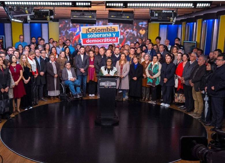 La Embajada de Estados Unidos en Colombia advirtió sobre la posible violencia en las protestas convocadas por el gobierno del presidente Gustavo Petro. FOTO: Presidencia de Colombia.