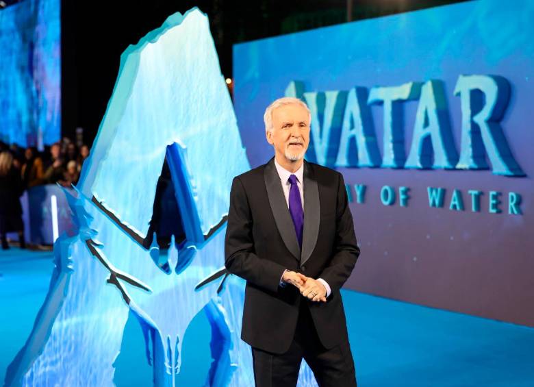 James Cameron en un lanzamiento de la secuela la semana pasada. FOTO Cortesía Disney+