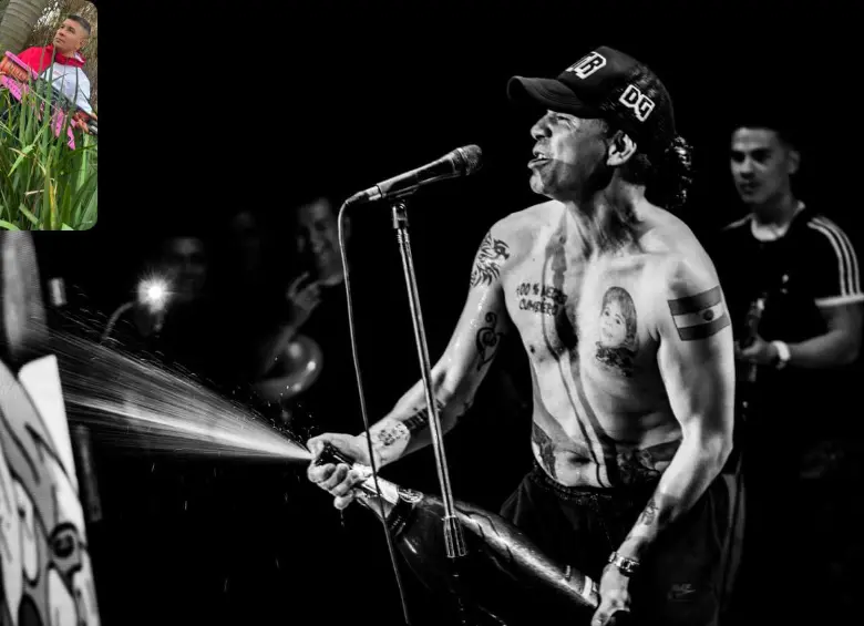 Pablo Lescano, fundador de Damas Gratis, una de las bandas de cumbia villera más famosas del mundo. FOTO: REDES SOCIALES