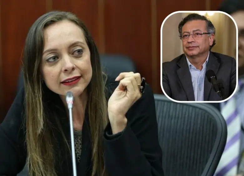 La senadora del Partido Mira, Ana Paola Agudelo, explicó las razones de la ponencia de archivo a la reforma laboral. FOTO: Colprensa 