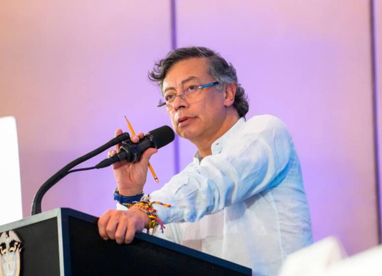 Esta fue la aprobación en América Latina que obtuvo el presidente Gustavo Petro en una encuesta de CB Global Data. FOTO: Colprensa 