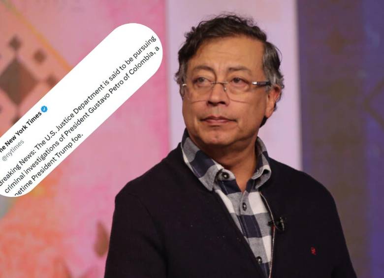 El presidente Gustavo Petro estaría siendo investigado por fiscales estadounidenses. FOTO: Colprensa 