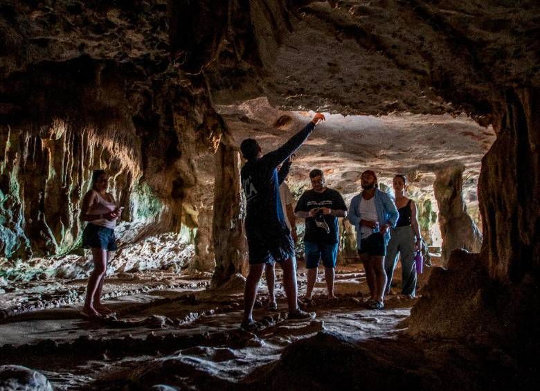La Cueva Fontein permite conocer cómo se ha formado toda la historia subterránea de Aruba. FOTO: JULIO CÉSAR HERRERA