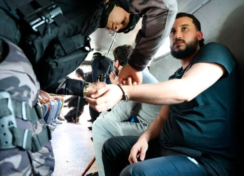 Otro de los trasladado de Itagüí que participó en la mesa de la “paz total”: Elder Darbey Zapata Rivera (“Grande Pa”). jefe de la banda “Altos de Aranjuez”. FOTO: CORTESÍA DEL INPEC.