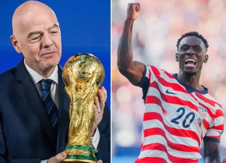 Eurodiputados del Parlamento Europeo piden que investiguen a Gianni Infantino por el caso del futbolista Folarin Balogun. FOTOS: GETTY - USNTM