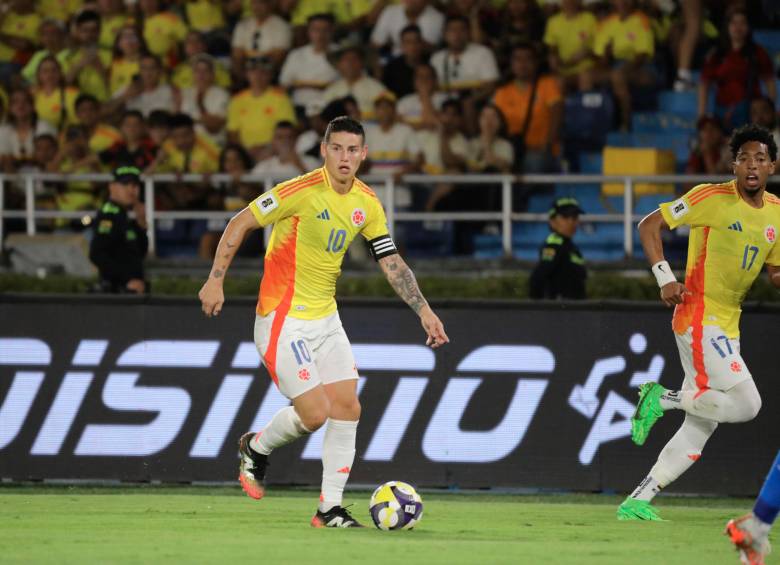 La Selección Colombia eligió Guadalajara como centro de concentración durante el Mundial 2026. En la imagen aparece James Rodríguez, líder y capitán de la Tricolor. FOTO COLPRENSA