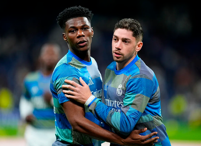 El capitán del Real Madrid, Fede Valverde, y Tchouameni están en medio de la tormenta del vestuario merengue. FOTO AFP