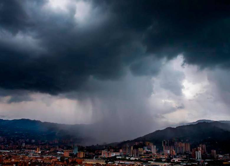 Las lluvias de mayor intensidad ocurrieron en el occidente de Envigado, el oriente de Caldas y los municipios de Itagüí, Sabaneta y La Estrella. FOTO: IMAGEN DE REFERENCIA JUAN ANTONIO SÁNCHEZ