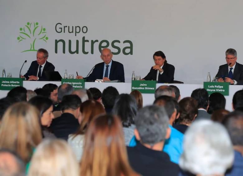 La sesión realizada en el Country Club de Medellín tuvo un quorum del 95,26% y en ella también fueron elegidos como integrantes de la junta de Nutresa, Jaime Palacio, Andrés Arango, Luis felipe Hoyos, Jesús Vallejo y Constantino Martínez. FOTO Jaime Pérez