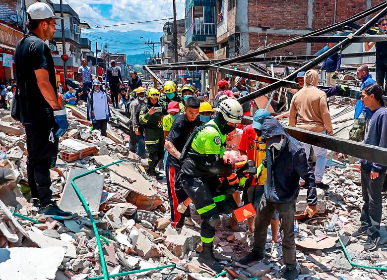 En Armenia los daños no fueron tan graves por las viviendas sismorresistentes. En Chocó (epicentro), Pereira, Cali y Manizales la emergencia ha pegado con más fuerza. FOTO: Manuel Saldarriaga