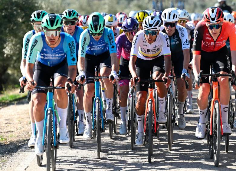 Egan Bernal estaba haciendo su debut europeo el lunes en España. Es el vigente campeón nacional. FOTO GETTY