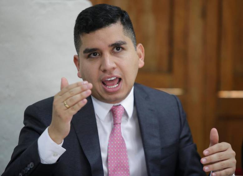 Jonathan Malagón, presidente de Asobancaria, negó que en Colombia haya una crisis financiera. FOTO COLPRENSA