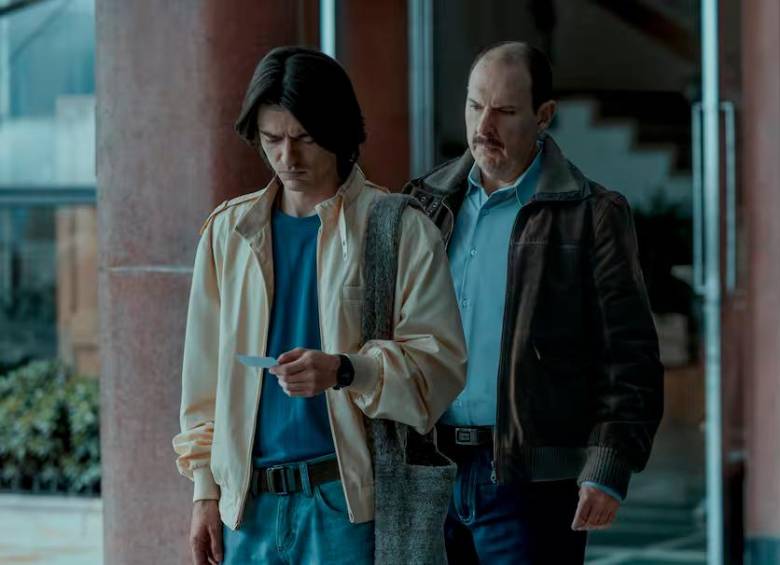 José Restrepo y Andrés Parra son Camilo León y Jeremías Salgado en Estado de fuga 1986. FOTO: Cortesía Netflix
