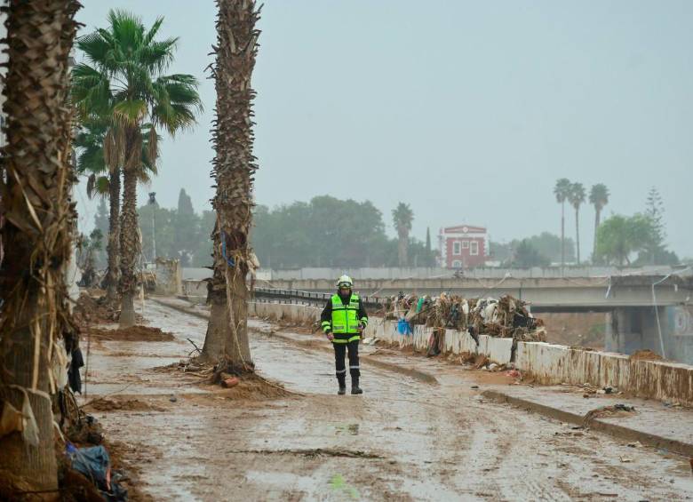 Esta vez, un nuevo frente de lluvias torrenciales azota Valencia y Málaga, obligando a miles a evacuar. Foto: AFP