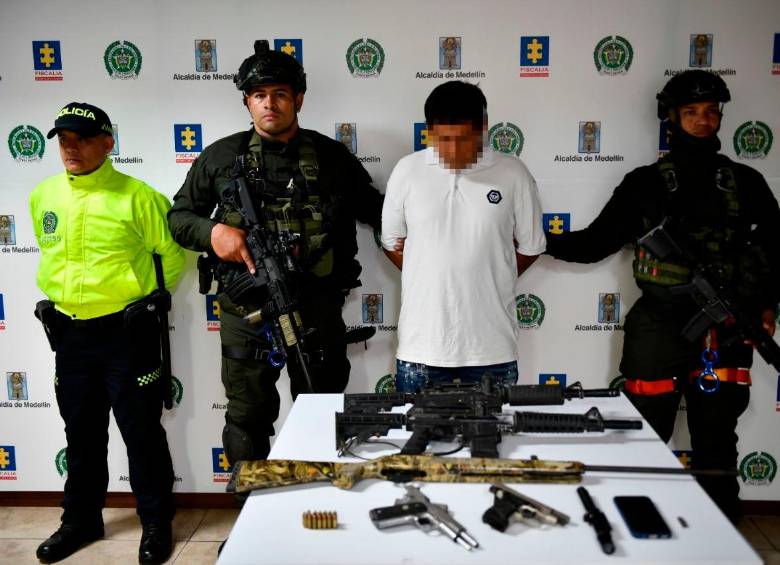 Alias Chilapo fue capturad en zona rural del municipio de Gómez Plata. FOTO: Cortesía 