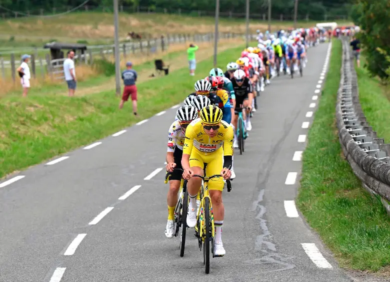 Tadej Pogacar defenderá el título en la competencia de ruta. FOTO GETTY