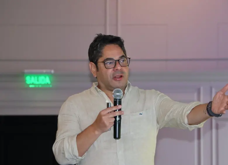 Guillermo Herrera, presidente de Camacol, durante la instalación del congreso Camacol Verde 2026. Foto: Cortesía