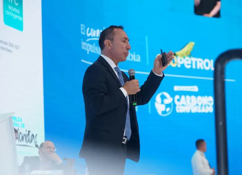 Ricardo Roa, presidente de Ecopetrol, en la asamblea de accionistas 2026. FOTO: Cortesía Ecopetrol.