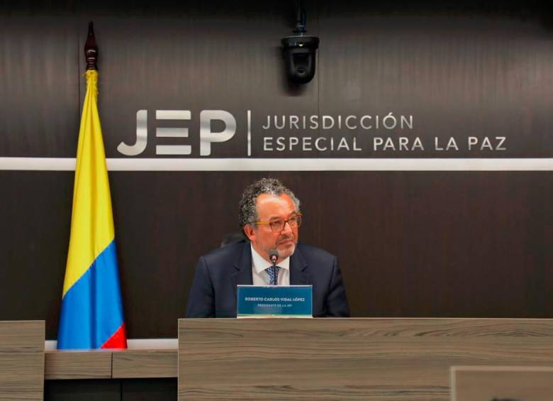 El presidente de la JEP, Roberto Carlos Vidal. FOTO: CORTESÍA 