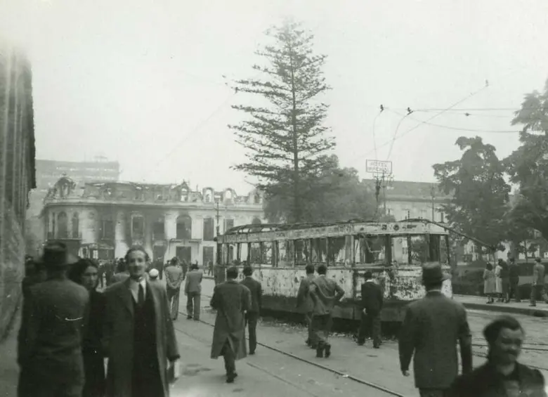 Un retrato de la capital luego del “Bogotazo”. Foto: archivo Colprensa