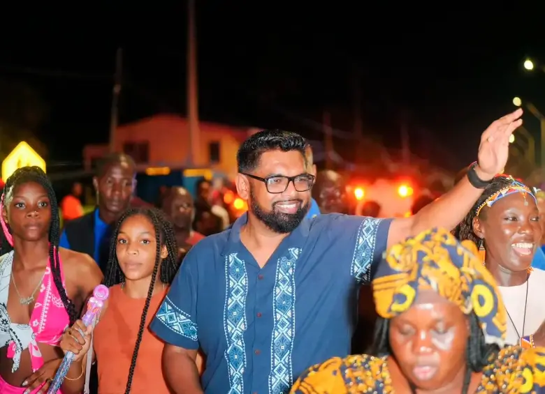 Guyana tiene como presidente a Irfaan Ali, y el mandatario espera salir victorioso en la contienda electoral de este 1° de septiembre. FOTO tomada de la web de la Presidencia de Guyana