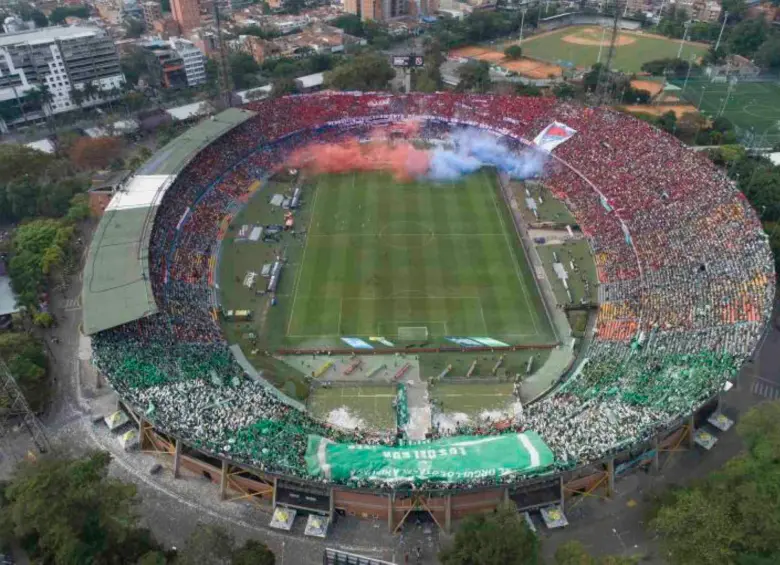 Este es un aspecto general del Atanasio Girardot, el principal escenario deportivo de Medellín. FOTO EC