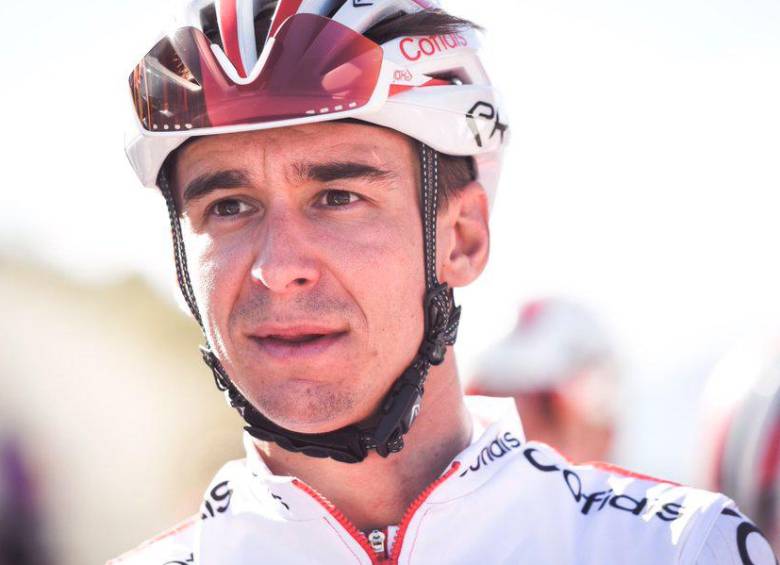 El francés Bryan Coquard del Cofidis salió de la lista de corredores que estarán en el Tour de Francia, tras dar positivo por covid-19. FOTO TOMADA @LETOUR